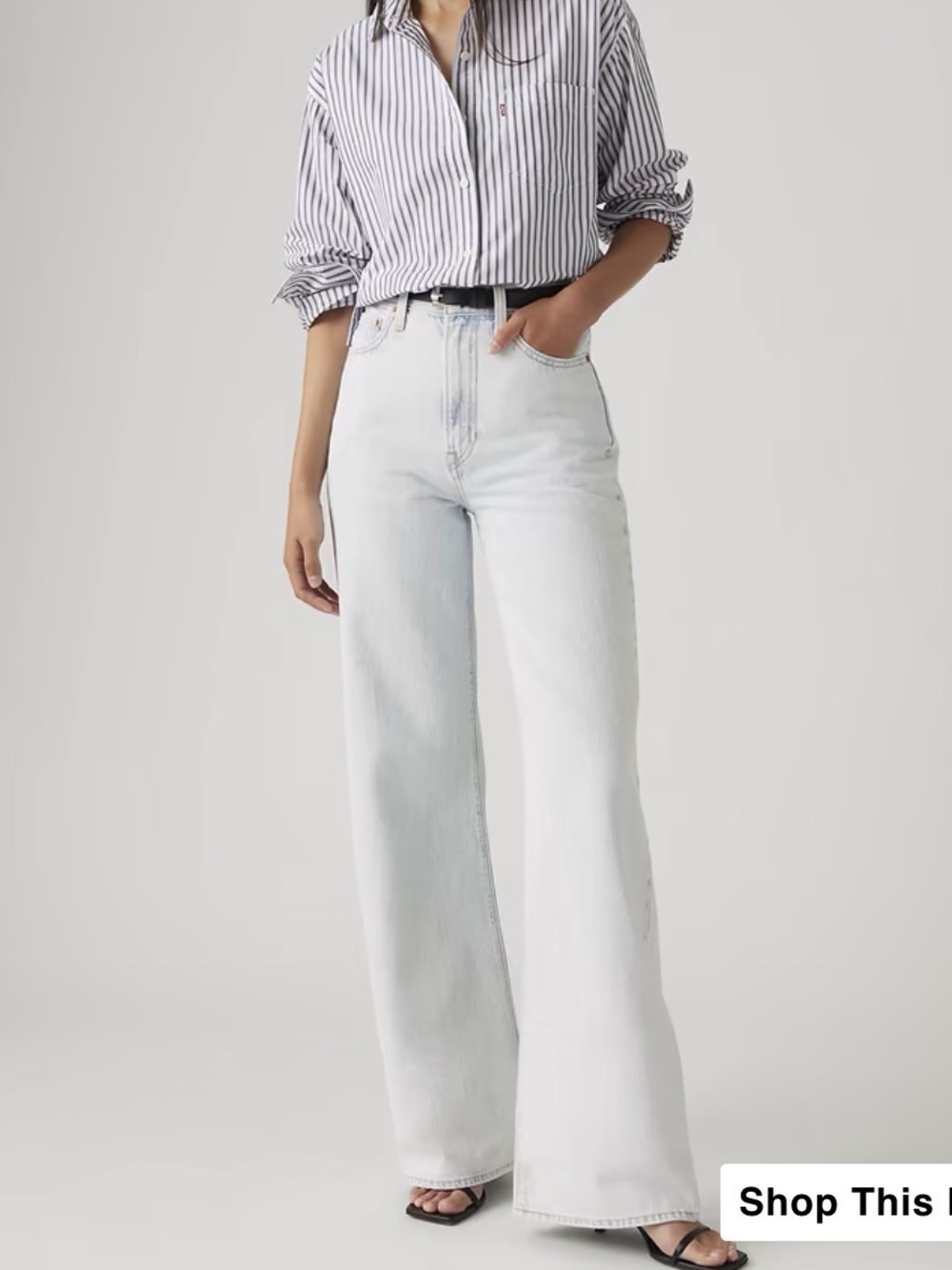 Levi’s Ribcage Wideleg - Light Wash